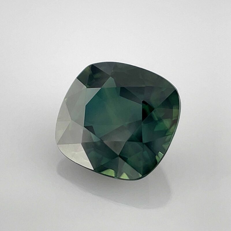 intense green sapphire certified