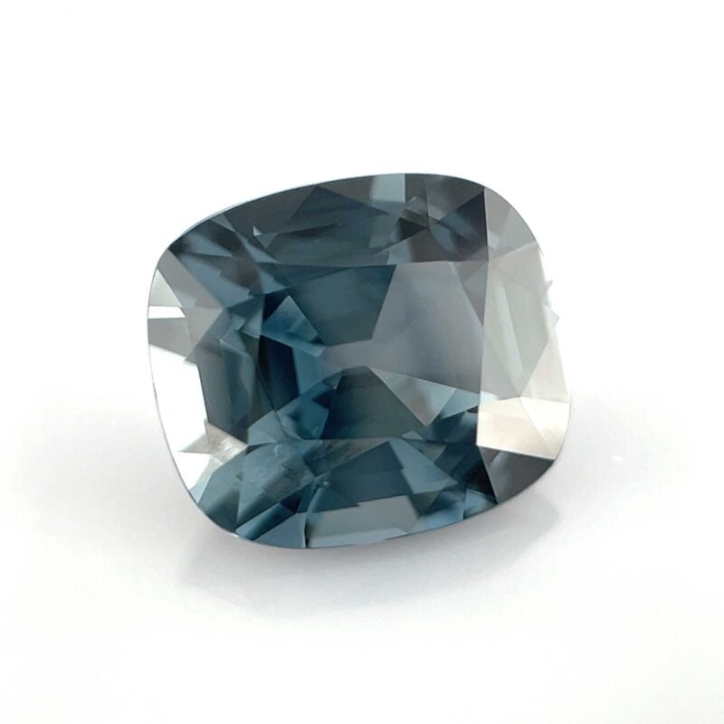 unheated natural spinel grey blue gemstone