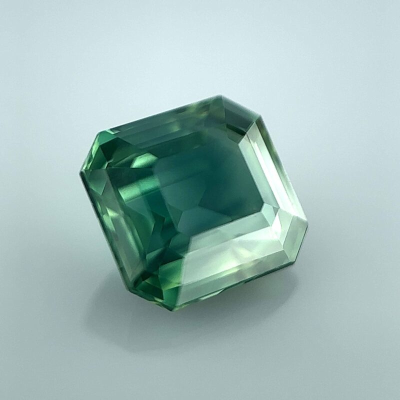 rare precious stone teal sapphire green emerald