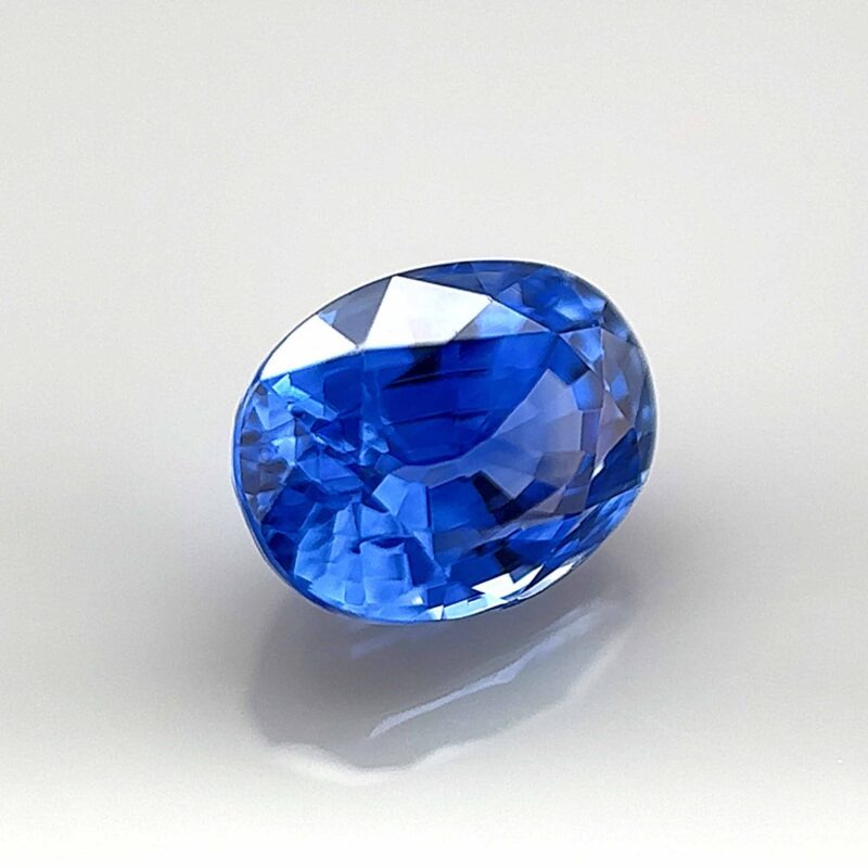 royal blue sapphire oval cut precious gemstone rare luxury