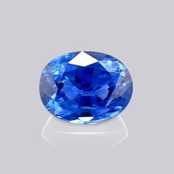 saphir bleu roi taille ovale pierre précieuse rare luxe bague haute joaillerie